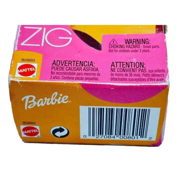 Zig Barbie Fashion Doll 2002 Mattel New in Box - Picture 7 of 8